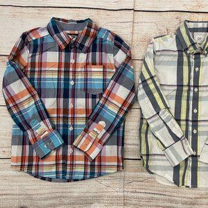 Set of 2 Boys Button-Down Shirts